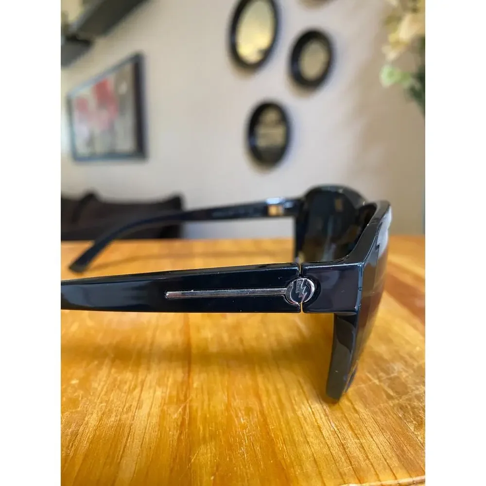 Vintage Y2K Electric Captain AHAB Black Sunglasses Snow Surf California Eyewear